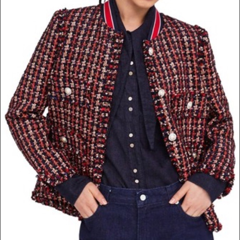 NWOT Zara tweed jacket sz XS